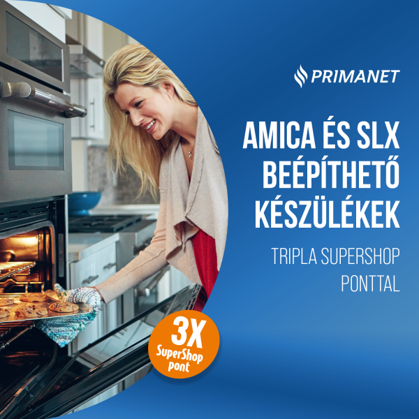 AMICA és SLX beépíthető készülékek TRIPLA SuperShop ponttal!