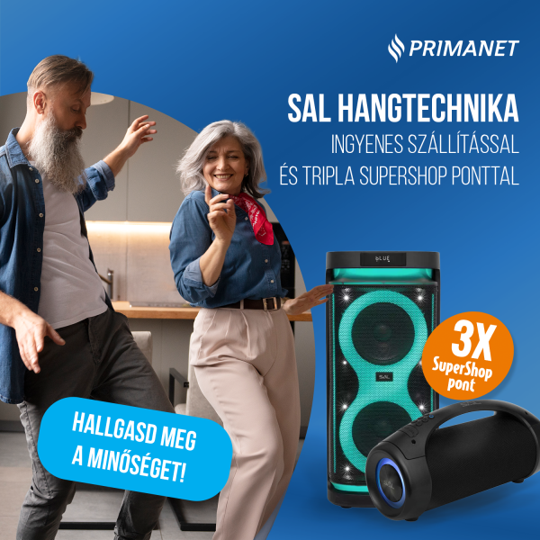 Hallgasd meg a minőséget! SAL hangtechnika Ingyenes szállítással és TRIPLA SuperShop ponttal!