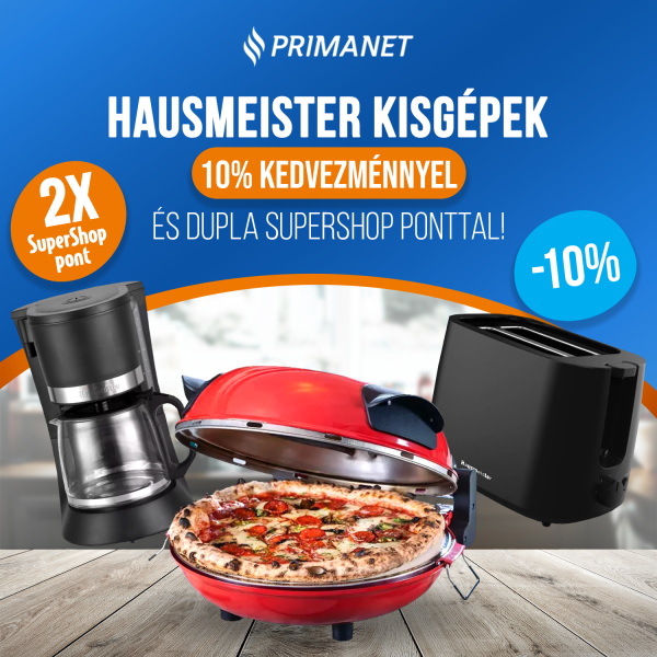 Hausmeister kisgépek 10% kedvezménnyel és DUPLA SuperShop ponttal!