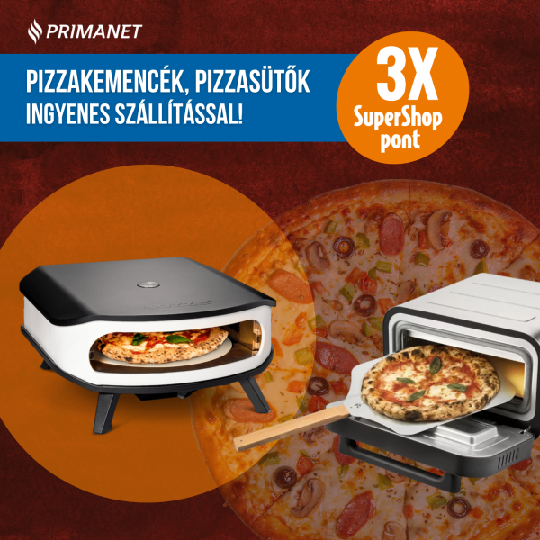 Pizzakemencék, pizzasütők INGYEN szállítással és TRIPLA SuperShop ponttal!