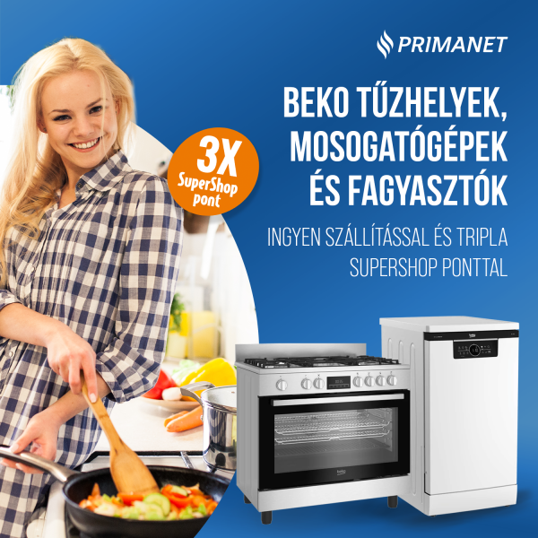 BEKO tűzhelyek, mosogatógépek és fagyasztók INGYEN szállítással és TRIPLA SuperShop ponttal!
