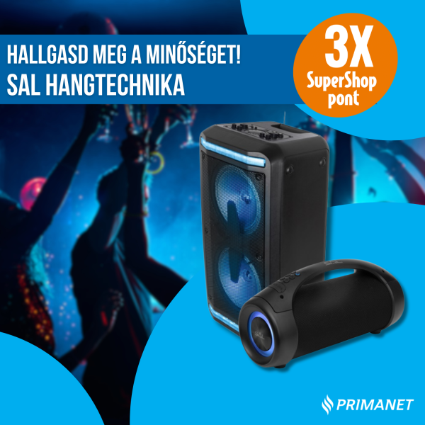 Hallgasd meg a minőséget! SAL hangtechnika TRIPLA SuperShop ponttal!