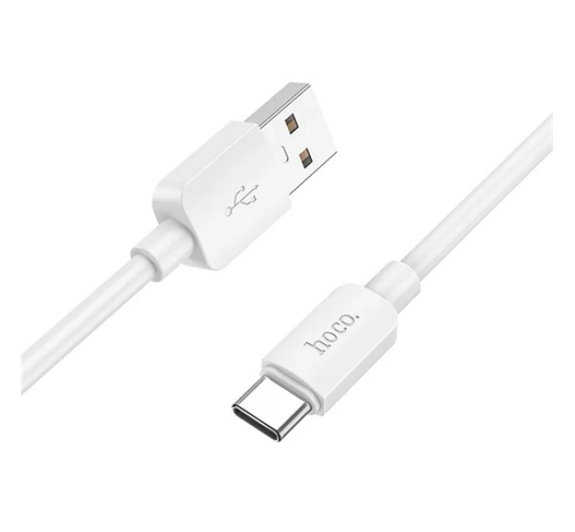 X96 adatkábel (USB - Type-C, 27W, gyorstöltő, 100cm) FEHÉR