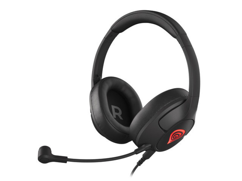 Radon 800 Gamer mikrof. fejhallgató, Virtual 7.1, fekete-piros