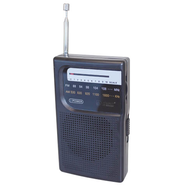 hordozható AM/FM rádió 3.5mm jack csatlakozóval (GSC025967)