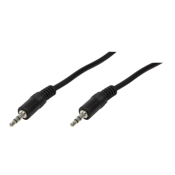 Logilink Audiokábel, 3,5 mm-es 3-Pin/M 3,5 mm-es 3-Pin/M, 0,2 m (CA1048)
