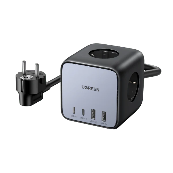 UGREEN CD268 DigiNest Cube hálózati töltőállomás és elosztó, 65W (60113)
