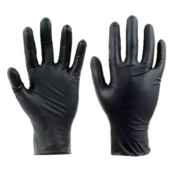 védőkesztyű egyszerhasználatos "Black Nitril Eco" (100db-os) S (6700263)