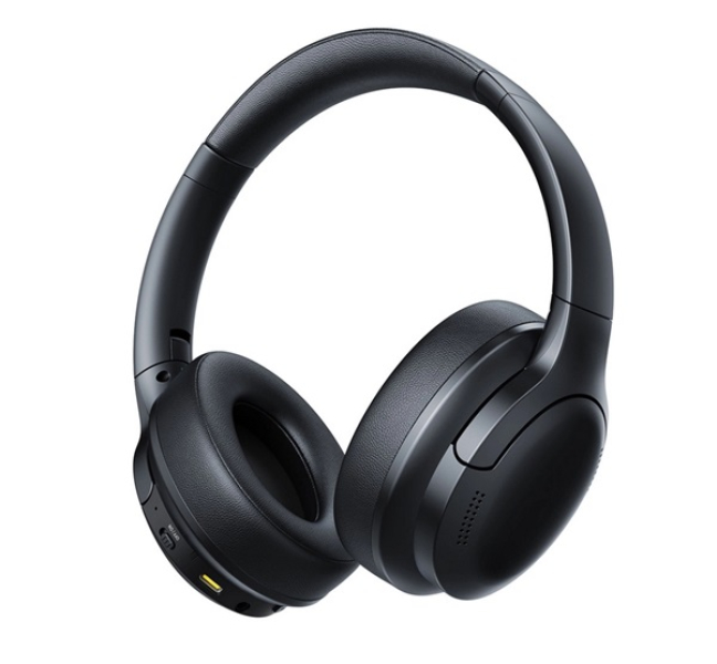 BASS BH1 LITE bluetooth fejhallgató SZTEREO (v5.3, mikrofon, zajszűrő + Type-C tápkábel) FEKE
