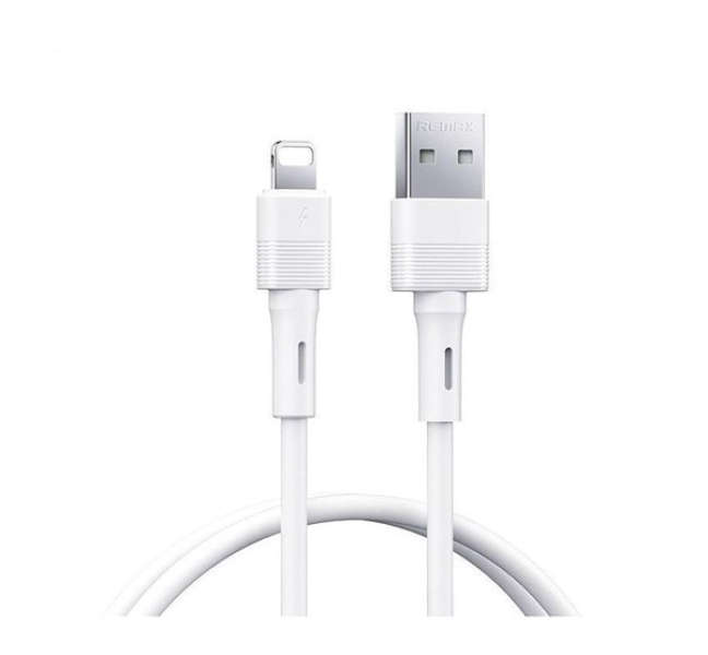 LEYA adatkábel (USB - lightning, 2.4A, gyorstöltő, 100cm) FEHÉR