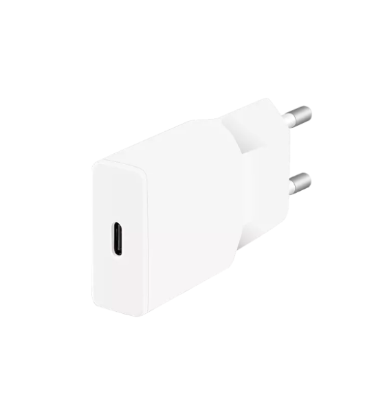 Logilink USB-C GaN töltő (PD), 20 W, fehér, vékony kivitel