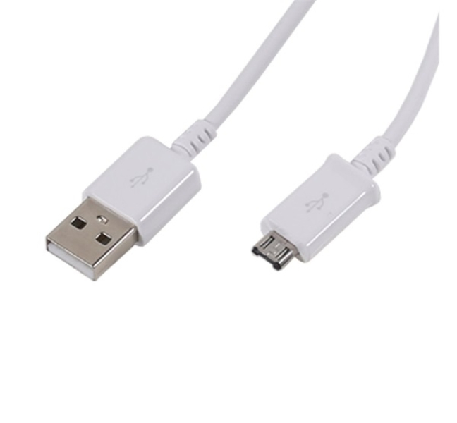 adatkábel (USB - microUSB, 150cm, töltés funkció) FEHÉR