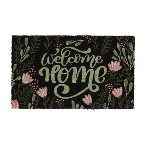 Kókuszrost lábtörlő "welcome home" feliratos 75x45 cm (701-265 - RB330)