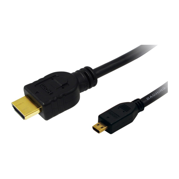 átalakító kábel HDMI (A típus) - Micro HDMI (D típus), 1.5m