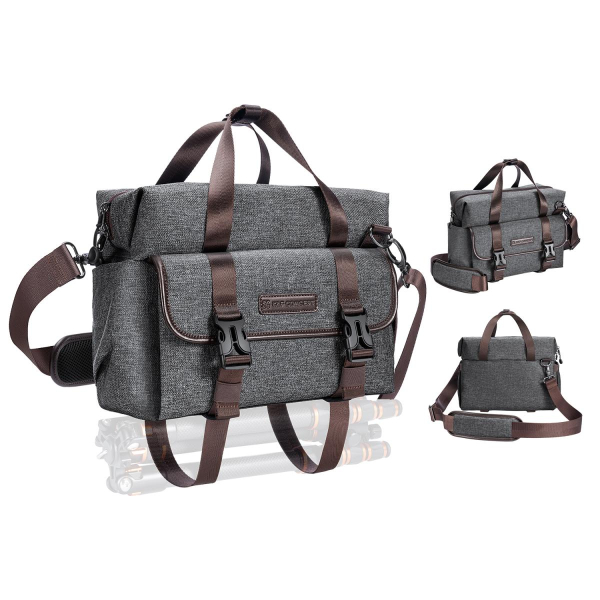 K&F Concept Urban Wander 8L, fotós oldaltáska, szürke (KF-13-186)
