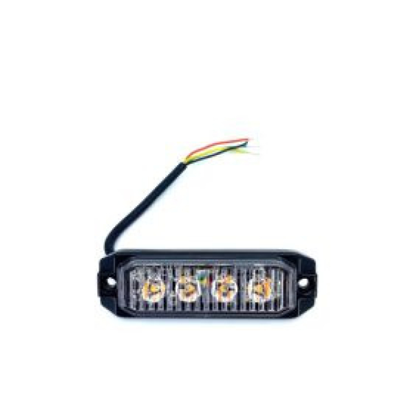 18080 4LED-es stroboszkóp FEHÉR - E jel - 12-24V