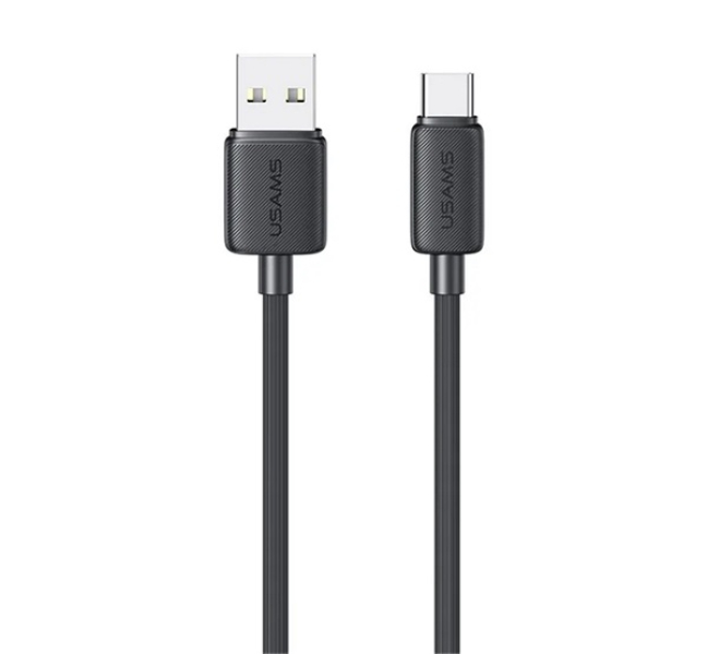 KY adatkábel (USB - Type-C, 3A, gyorstöltő, 300cm) FEKETE