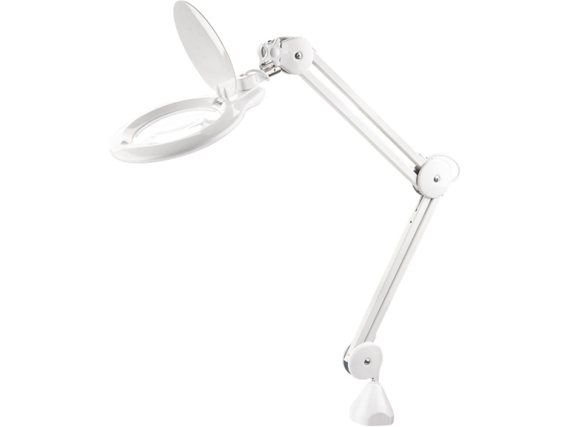 Light asztali nagyító LED lámpa, fehér, 10W (43162)