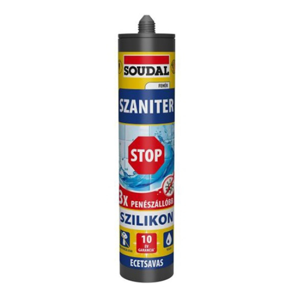 STOP szaniter szilikon 280 ml, fehér (8913029)