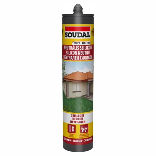 neutrális szilikon 280 ml, fehér (8913013)