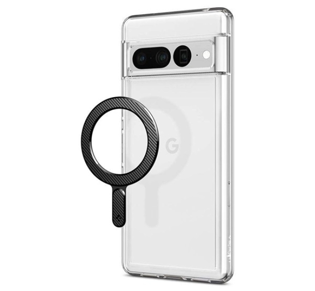 ONETAP RING öntapadós fémlap (mágneses autós tartóhoz ideális, wireless, MagSafe, karbon mint