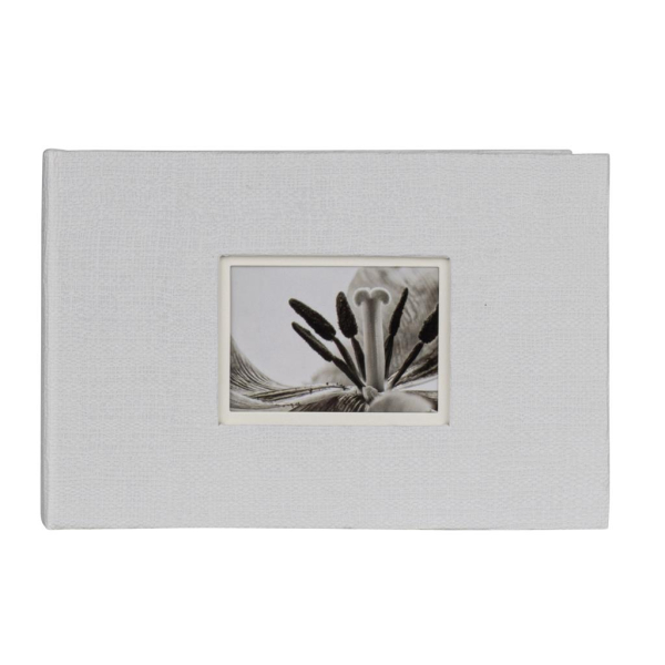 Dörr keményfedeles zsebalbum, ablakos, becsúsztatós, 40db 10x15cm, fehér (D880390)