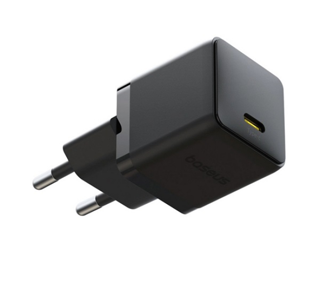 PALM hálózati töltő Type-C aljzat (20W, PD gyorstöltő 3.0) FEKETE