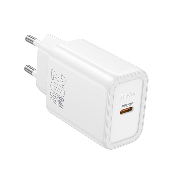 N60 Gentle egy portos USB-C PD20W töltő(EU) fehér
