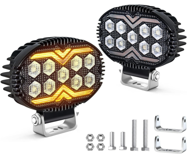 2DB-os "E" Jeles LED-es Munkalámpa ? Index funkcióval 12?60V 22W