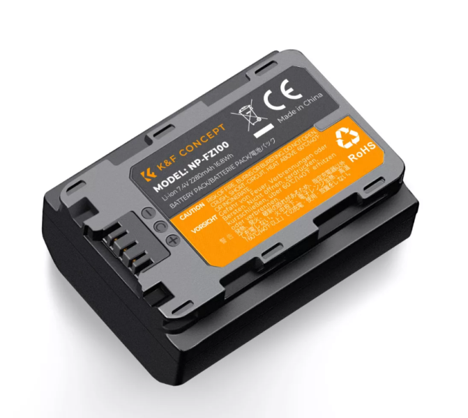 K&F Concept FZ100 akkumulátor, 2280mAh (KF-28-0016V3)