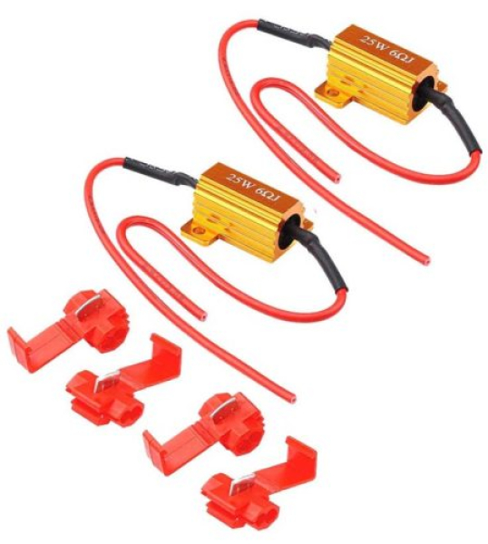 Canbus LED ellenállás 25W 6 Ohm, 2 db (21370)