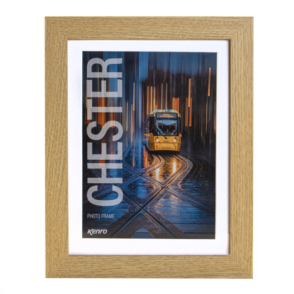 Chester Natural képkeret, A4, 21x29,7cm, paszpartu méret 15x21cm, natúr (KE-CH2315N)