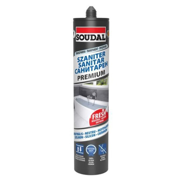 Premium neutrális szaniter szilikon 280 ml, színtelen (8912975)
