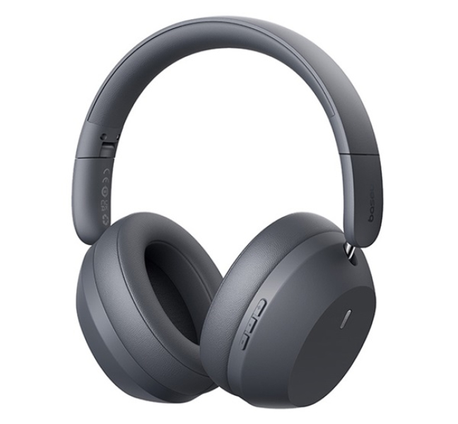 BASS 35 MAX bluetooth fejhallgató SZTEREO (v5.3, mikrofon, zajszűrő + Type-C tápkábel) SÖTÉTS