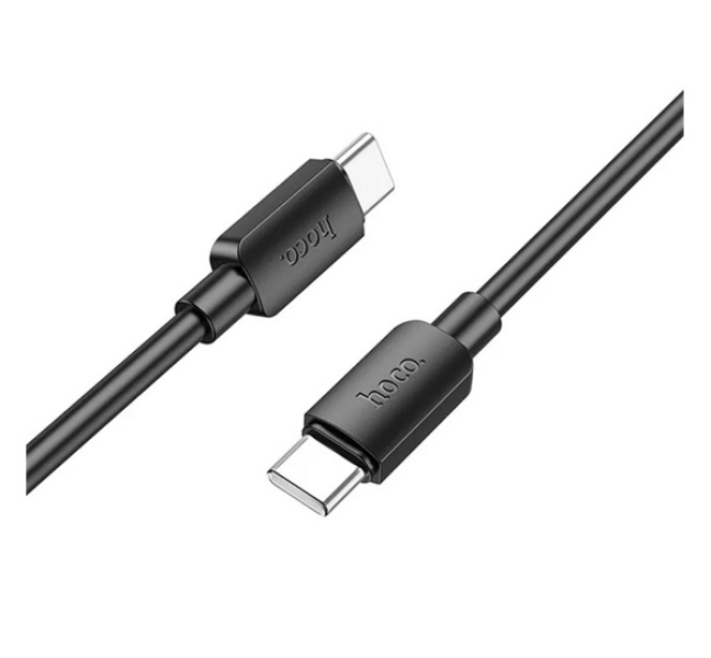 X96 adatkábel (Type-C - Type-C, 3A, 60W, PD gyorstöltő, 100cm) FEKETE