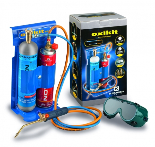 Oxikit magas hőmérsékletű oxigén palackos forrasztó készlet (K-555CA12)