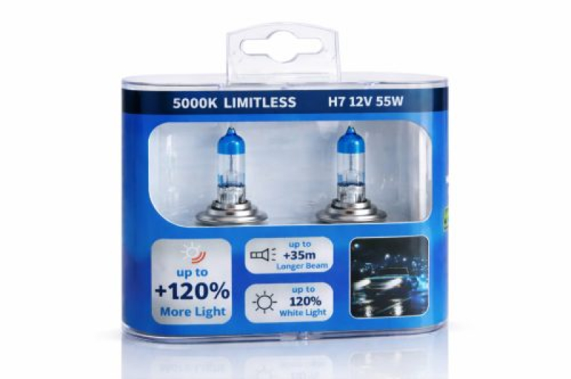 Halogén fényszóróizzó H7SB 12V / 55W +120% (H7SB120)