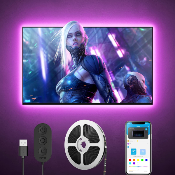 TV SMART LED háttérvilágítás 46-60 hüvelykes TV-khez App +Wifi +Bluetooth vezérléssel