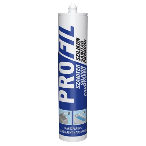 Profil szaniter szilikon 270 ml, színtelen (8912968)