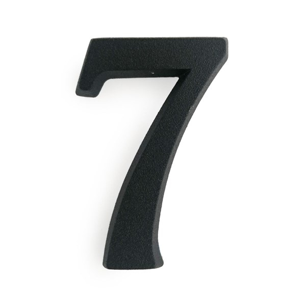 SB öntapadós ajtószám 7 matt fekete 4,5cm (3970207)