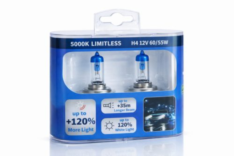Halogén fényszóróizzó H4SB 12V 60/55W +120% (H4SB120)
