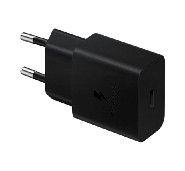 hálózati töltő Type-C aljzat (15W, PD gyorstöltő) FEKETE
