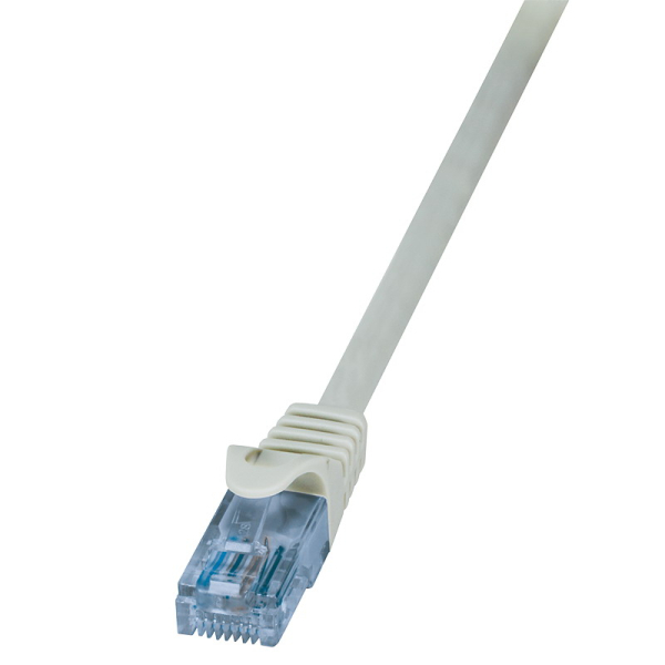 Logilink Patch kábel Econline, Cat.6A, U/UTP, szürke, 0,5 m