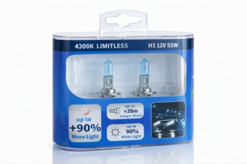 Halogén fényszóróizzó H1SB 12V 55W +90% (H1SB90)