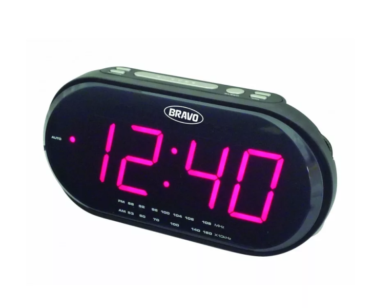 digitális ébresztőóra rádióval (B-6011P)