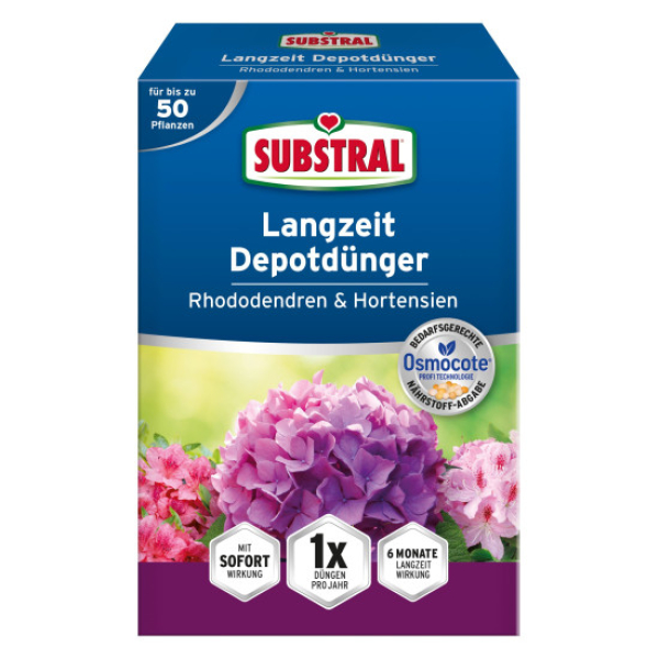 Osmocote trágya rhododendron, hortenzia, erikafélék számára 750g (732232)