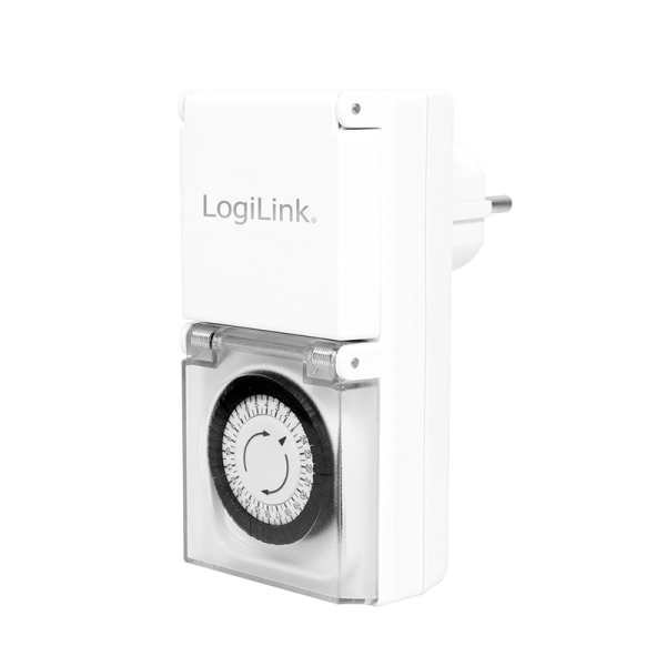 Logilink Mechanikus időkapcsoló, IP44, kültéri