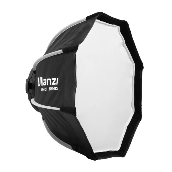 D540 nyitható octagonal softbox méhsejtráccsal, Mini Bowens csatlakozás, 40cm (UL-L066)