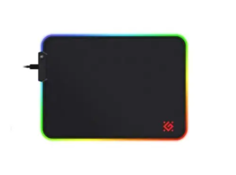 Gaming egérpad Black L Light 350*300*4 mm, RGB
