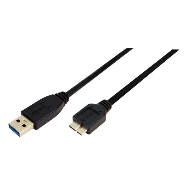 USB 3.0 csatlakozó kábel A->B Micro 2x male 3.00 méter
